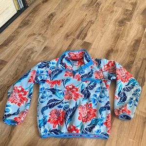 Patagonia synchilla fleece floral print
